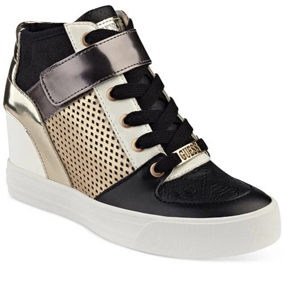 Guess Shoes Guess Wedge Sneakers Poshmark